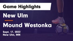 New Ulm  vs Mound Westonka  Game Highlights - Sept. 17, 2022