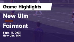 New Ulm  vs Fairmont  Game Highlights - Sept. 19, 2023