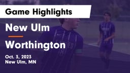 New Ulm  vs Worthington  Game Highlights - Oct. 3, 2023