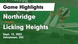 Northridge  vs Licking Heights  Game Highlights - Sept. 13, 2022