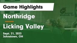 Northridge  vs Licking Valley  Game Highlights - Sept. 21, 2023
