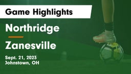 Northridge  vs Zanesville  Game Highlights - Sept. 21, 2023