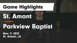 St. Amant  vs Parkview Baptist  Game Highlights - Nov. 9, 2023