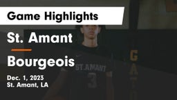 St. Amant  vs Bourgeois  Game Highlights - Dec. 1, 2023