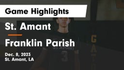 St. Amant  vs Franklin Parish  Game Highlights - Dec. 8, 2023