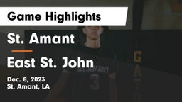 St. Amant  vs East St. John Game Highlights - Dec. 8, 2023