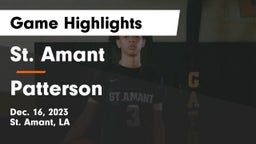 St. Amant  vs Patterson  Game Highlights - Dec. 16, 2023