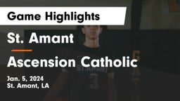 St. Amant  vs Ascension Catholic Game Highlights - Jan. 5, 2024