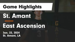 St. Amant  vs East Ascension  Game Highlights - Jan. 22, 2024