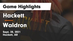 Hackett  vs Waldron  Game Highlights - Sept. 28, 2021