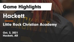 Hackett  vs Little Rock Christian Academy  Game Highlights - Oct. 2, 2021