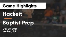 Hackett  vs Baptist Prep  Game Highlights - Oct. 28, 2021