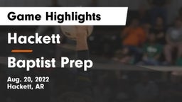Hackett  vs Baptist Prep Game Highlights - Aug. 20, 2022
