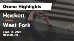 Hackett  vs West Fork Game Highlights - Sept. 13, 2022