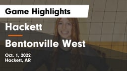 Hackett  vs Bentonville West  Game Highlights - Oct. 1, 2022