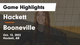 Hackett  vs Booneville  Game Highlights - Oct. 13, 2022