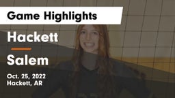 Hackett  vs Salem Game Highlights - Oct. 25, 2022