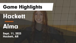 Hackett  vs Alma  Game Highlights - Sept. 11, 2023