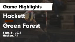 Hackett  vs Green Forest  Game Highlights - Sept. 21, 2023