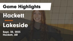 Hackett  vs Lakeside Game Highlights - Sept. 30, 2023