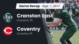 Recap: Cranston East  vs. Coventry  2017