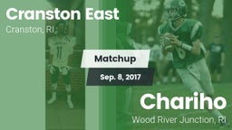 Matchup: Cranston East High vs. Chariho  2017