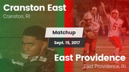 Matchup: Cranston East High vs. East Providence  2017