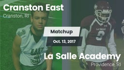 Matchup: Cranston East High vs. La Salle Academy 2017