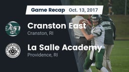 Recap: Cranston East  vs. La Salle Academy 2017