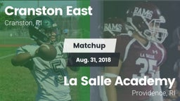 Matchup: Cranston East High vs. La Salle Academy 2018