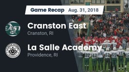 Recap: Cranston East  vs. La Salle Academy 2018