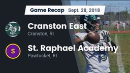 Recap: Cranston East  vs. St. Raphael Academy  2018