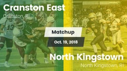Matchup: Cranston East High vs. North Kingstown  2018