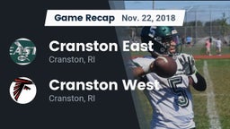 Recap: Cranston East  vs. Cranston West  2018