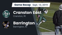 Recap: Cranston East  vs. Barrington  2019