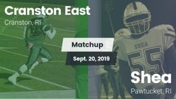Matchup: Cranston East High vs. Shea  2019