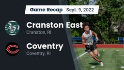Recap: Cranston East  vs. Coventry  2022