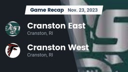 Recap: Cranston East  vs. Cranston West  2023