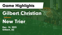 Gilbert Christian  vs New Trier  Game Highlights - Dec. 14, 2023