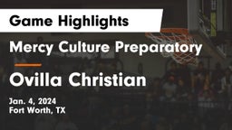 Mercy Culture Preparatory vs Ovilla Christian  Game Highlights - Jan. 4, 2024