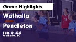 Walhalla  vs Pendleton Game Highlights - Sept. 10, 2022