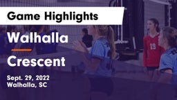 Walhalla  vs Crescent  Game Highlights - Sept. 29, 2022
