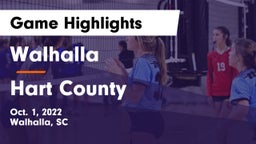 Walhalla  vs Hart County  Game Highlights - Oct. 1, 2022