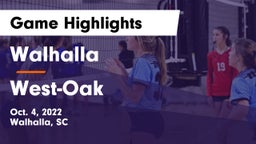 Walhalla  vs West-Oak  Game Highlights - Oct. 4, 2022