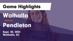 Walhalla  vs Pendleton  Game Highlights - Sept. 20, 2023