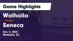 Walhalla  vs Seneca  Game Highlights - Oct. 5, 2023