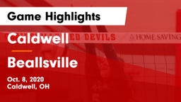 Caldwell  vs Beallsville  Game Highlights - Oct. 8, 2020
