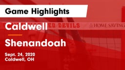 Caldwell  vs Shenandoah  Game Highlights - Sept. 24, 2020