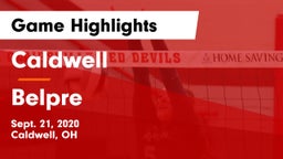 Caldwell  vs Belpre  Game Highlights - Sept. 21, 2020
