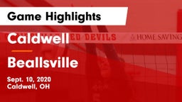 Caldwell  vs Beallsville  Game Highlights - Sept. 10, 2020